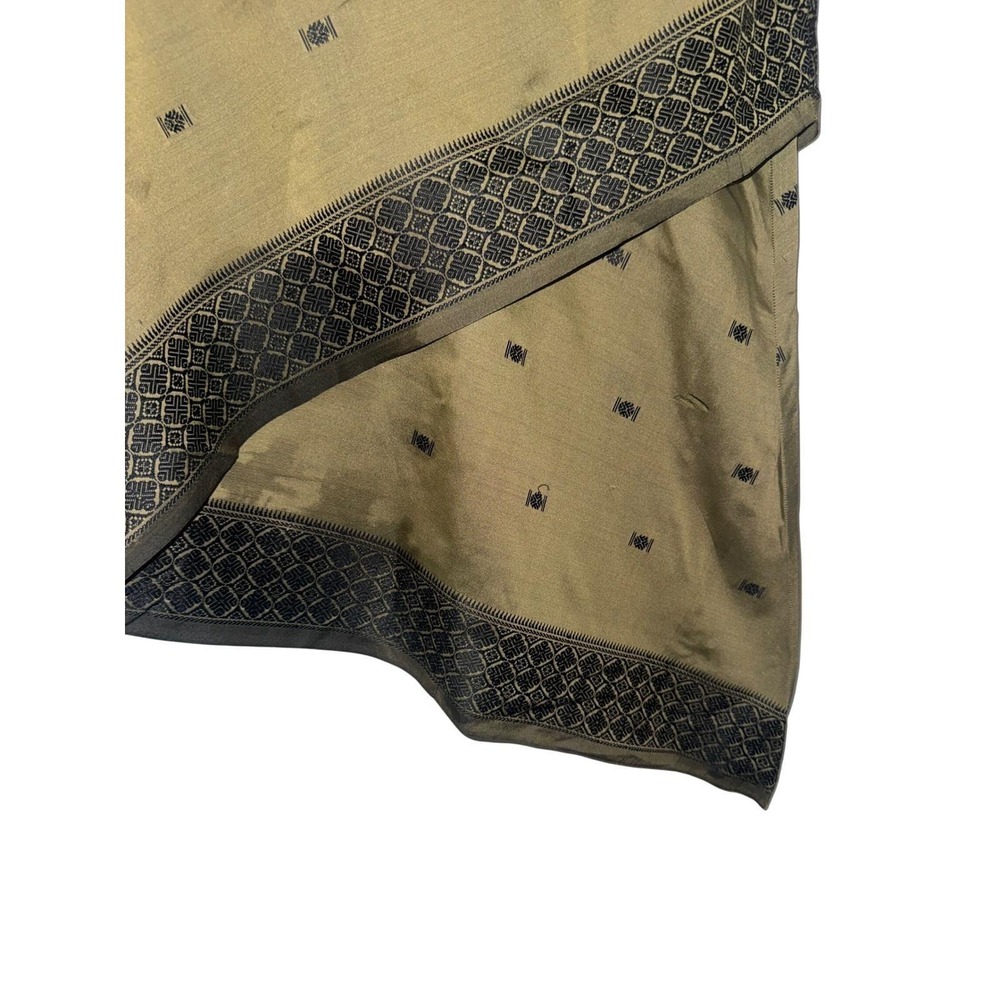 Y2K Boho Free People Asymmetrical Midi Skirt size 9 worn once | sari/ indian - Picture 5 of 8